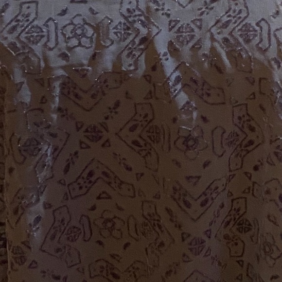 Hollister Size Medium Gray Scoop Neck Fringe Bottom Lace Like Tank Top - Picture 9 of 9